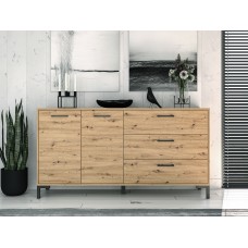 Kumode ar atvilknēm un durvīm NEVIO 13